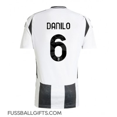 Juventus Danilo Luiz #6 Fußballbekleidung Heimtrikot 2024-25 Kurzarm Juventus Danilo Luiz #6 Fußballbekleidung Heimtrikot 2024-25 Kurzarm